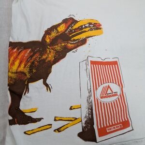 Whataburger Is TRex's Favorite Burger & Fries Yum Yum White Tee 3XL